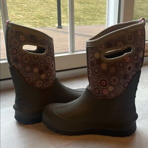 BOGS kids Patterned Waterproof Boots